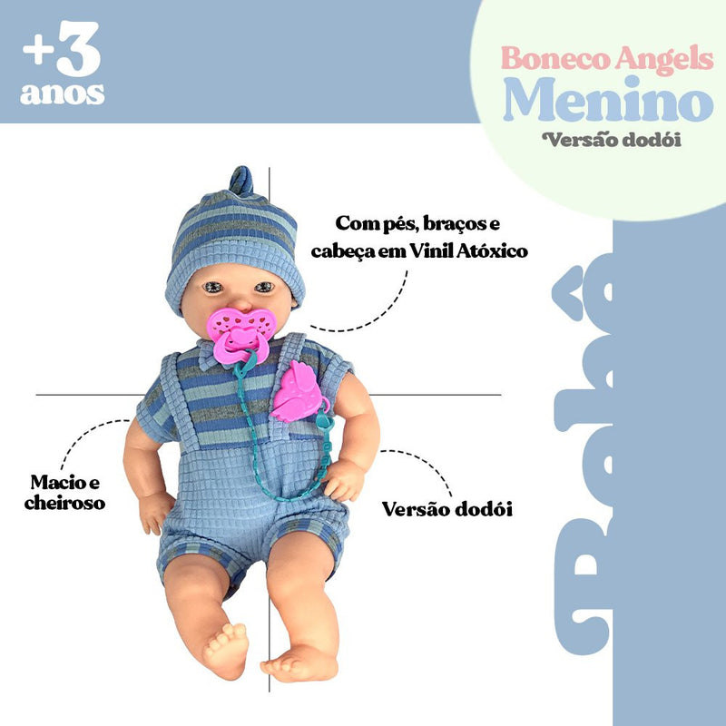 Boneco Angels Menino Dodói Com Acessórios