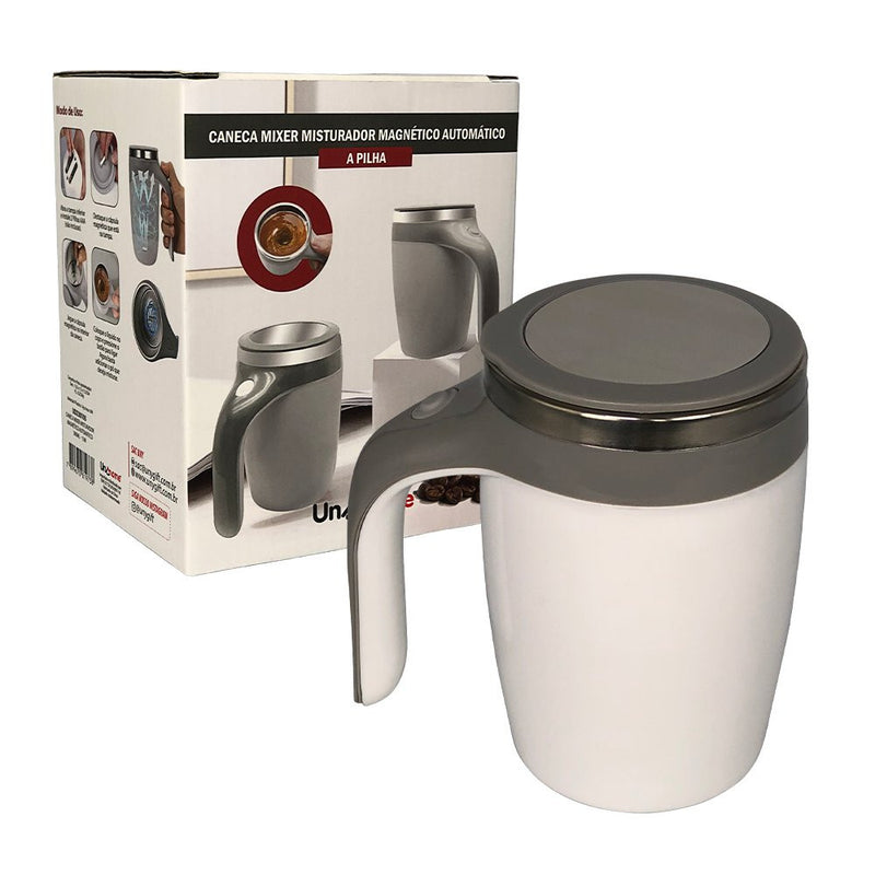 Caneca Mixer Inox Auto Elétrica Misturador